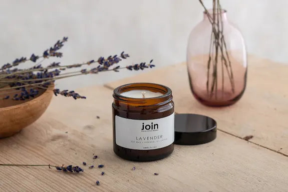 Lavender - Luxury Scented Soy Wax + Essential Oil Candle 120ml