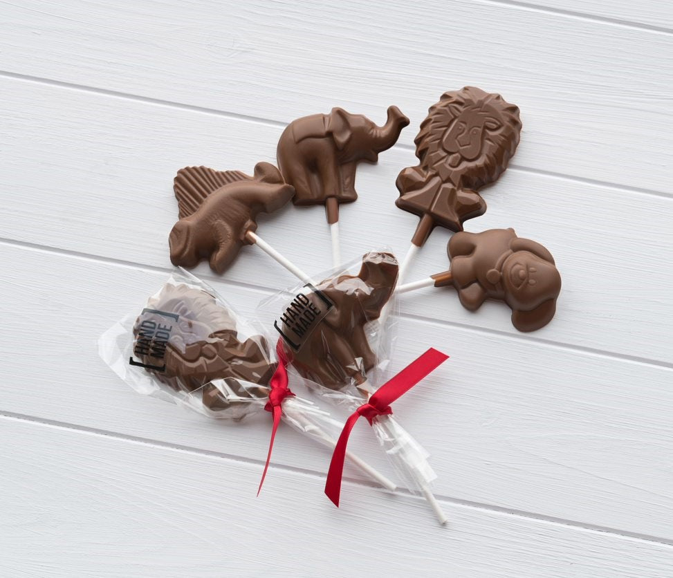 Cocoba Milk Chocolate Animal Lollipop - Elephant