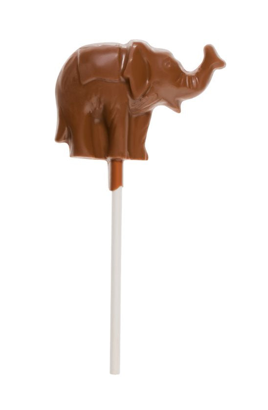 Cocoba Milk Chocolate Animal Lollipop - Elephant