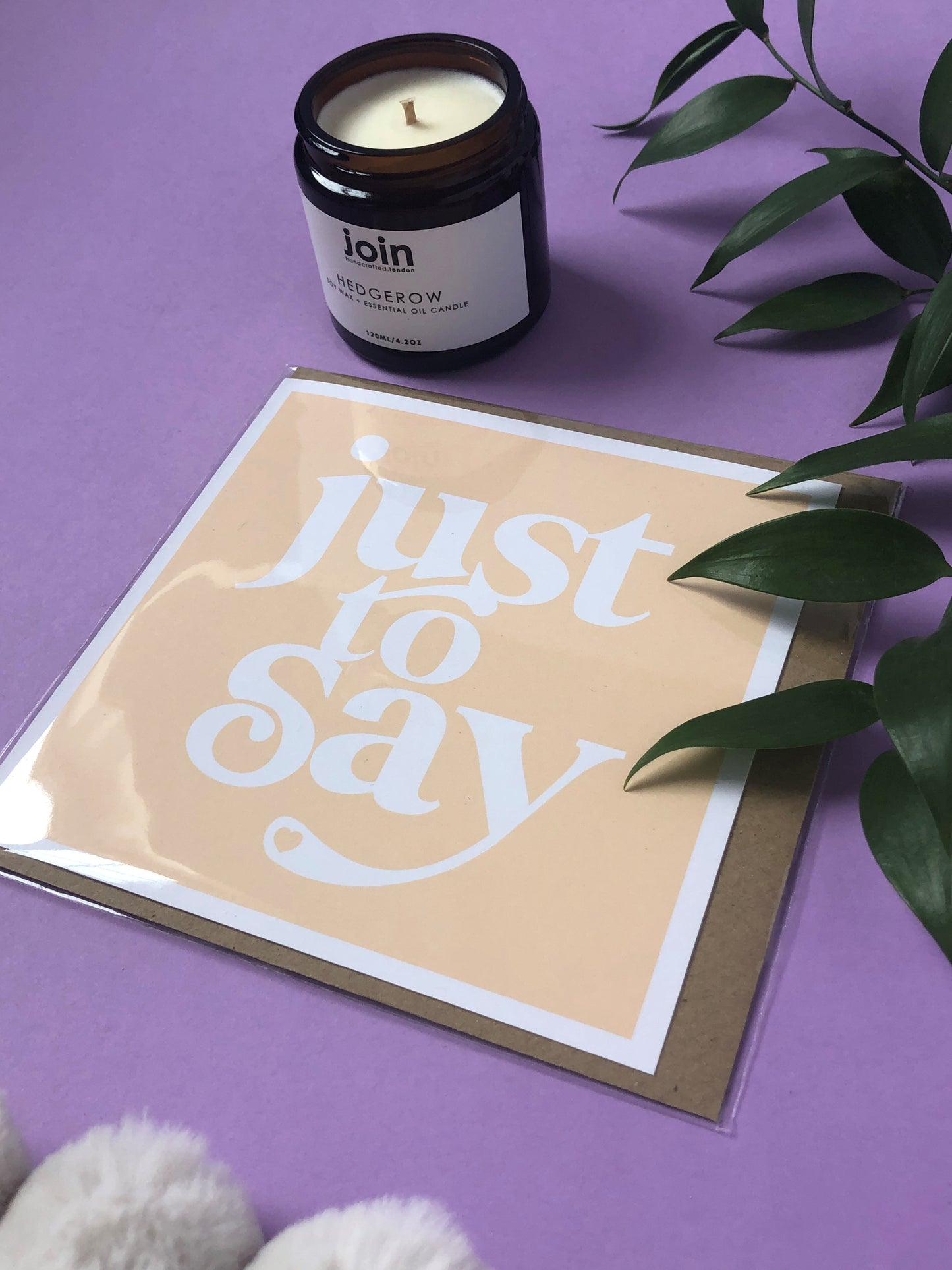 Just to Say - Positivity Greeting Card