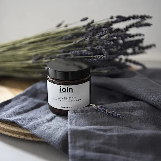 Lavender - Luxury Scented Soy Wax + Essential Oil Candle 120ml